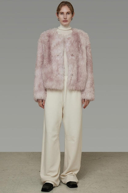 Plush Winter Cropped Jacket