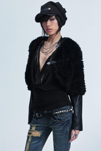 Retro Knitted Patchwork Hat