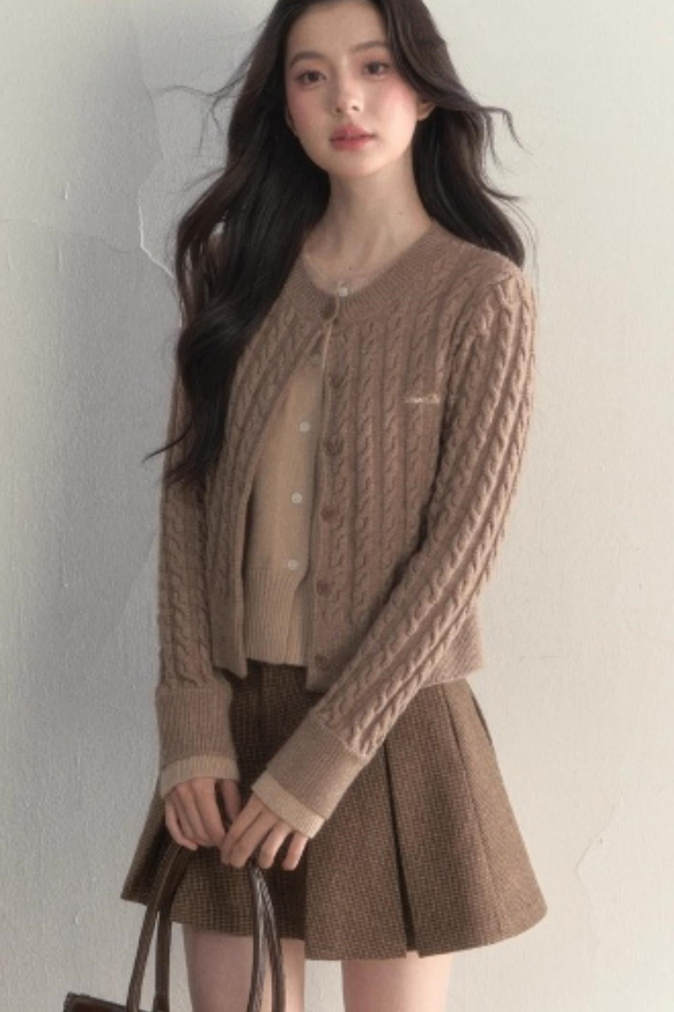 Fake Two Gentle Knit Sweaters