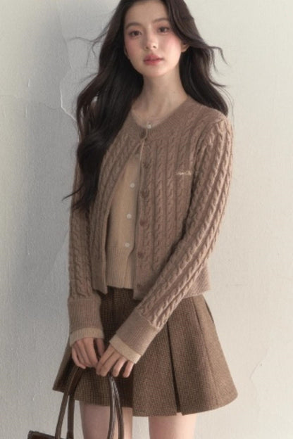 Fake Two Gentle Knit Sweaters