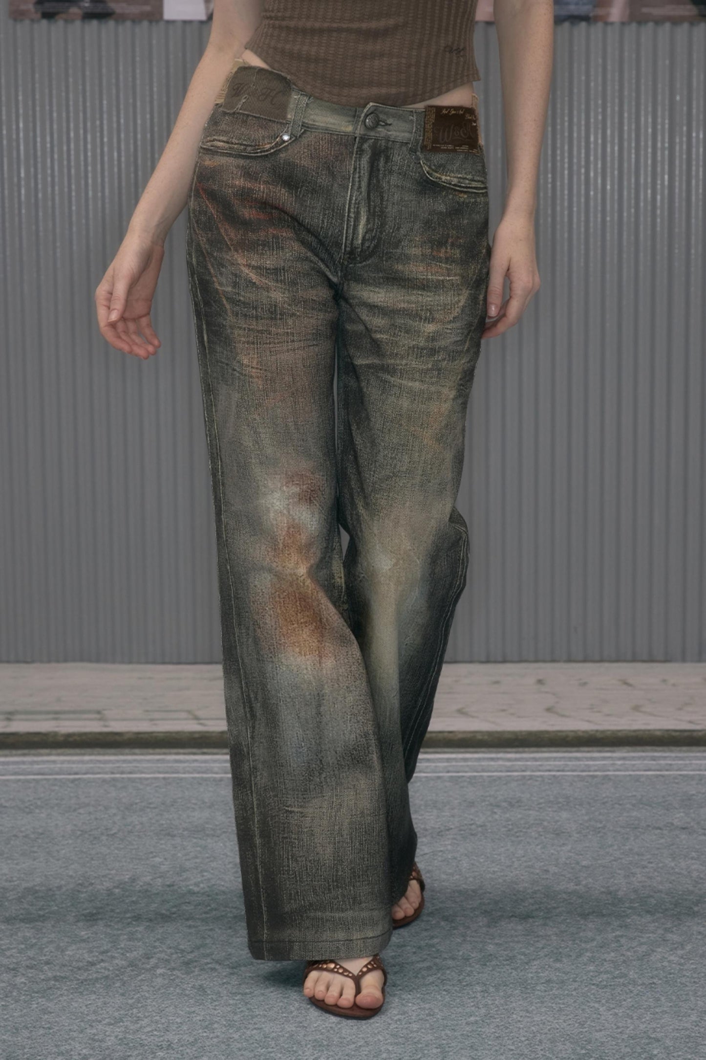 Autumn Sweet Retro Jeans