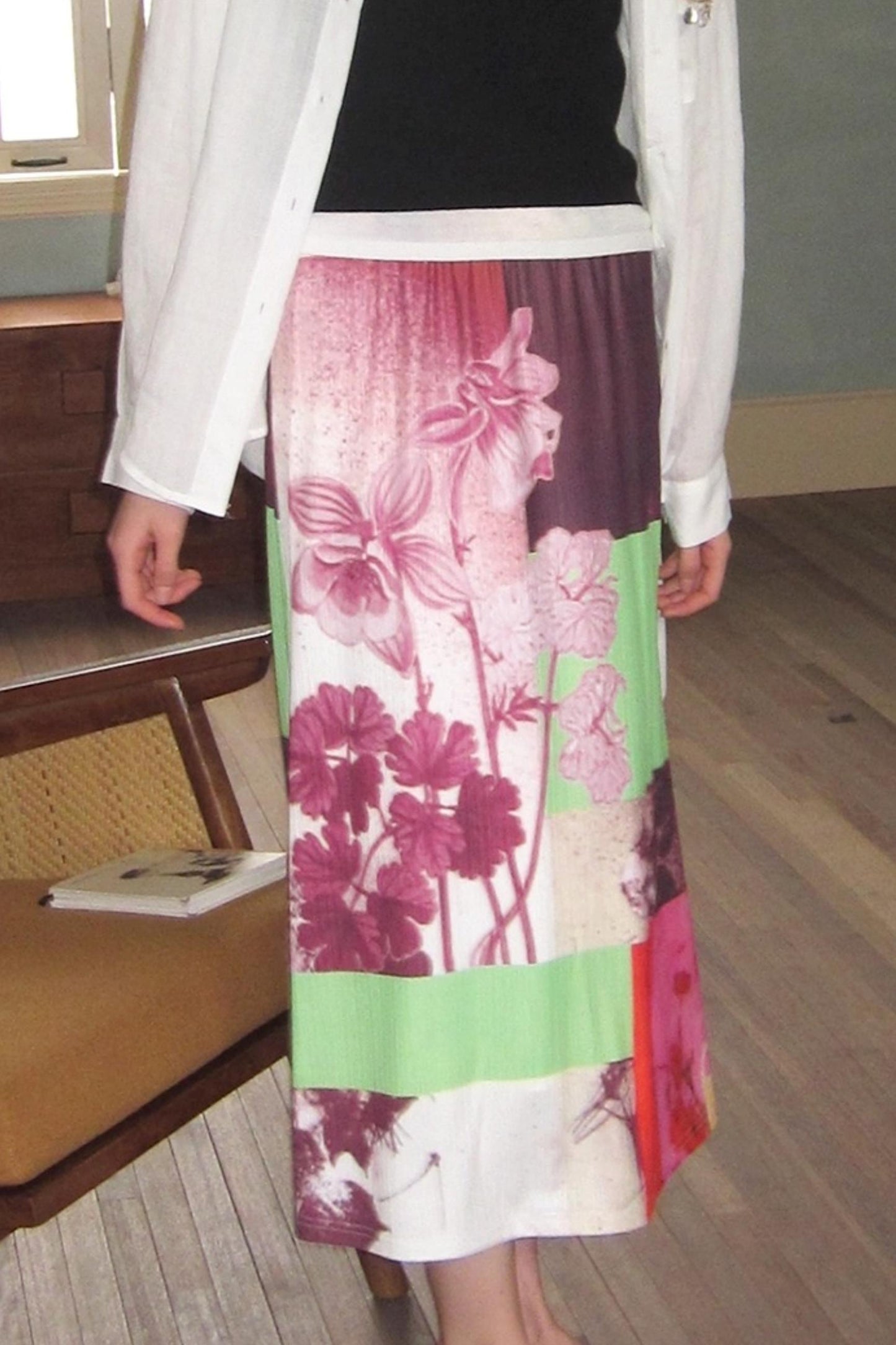 Neoclassical Vintage Knit Skirt