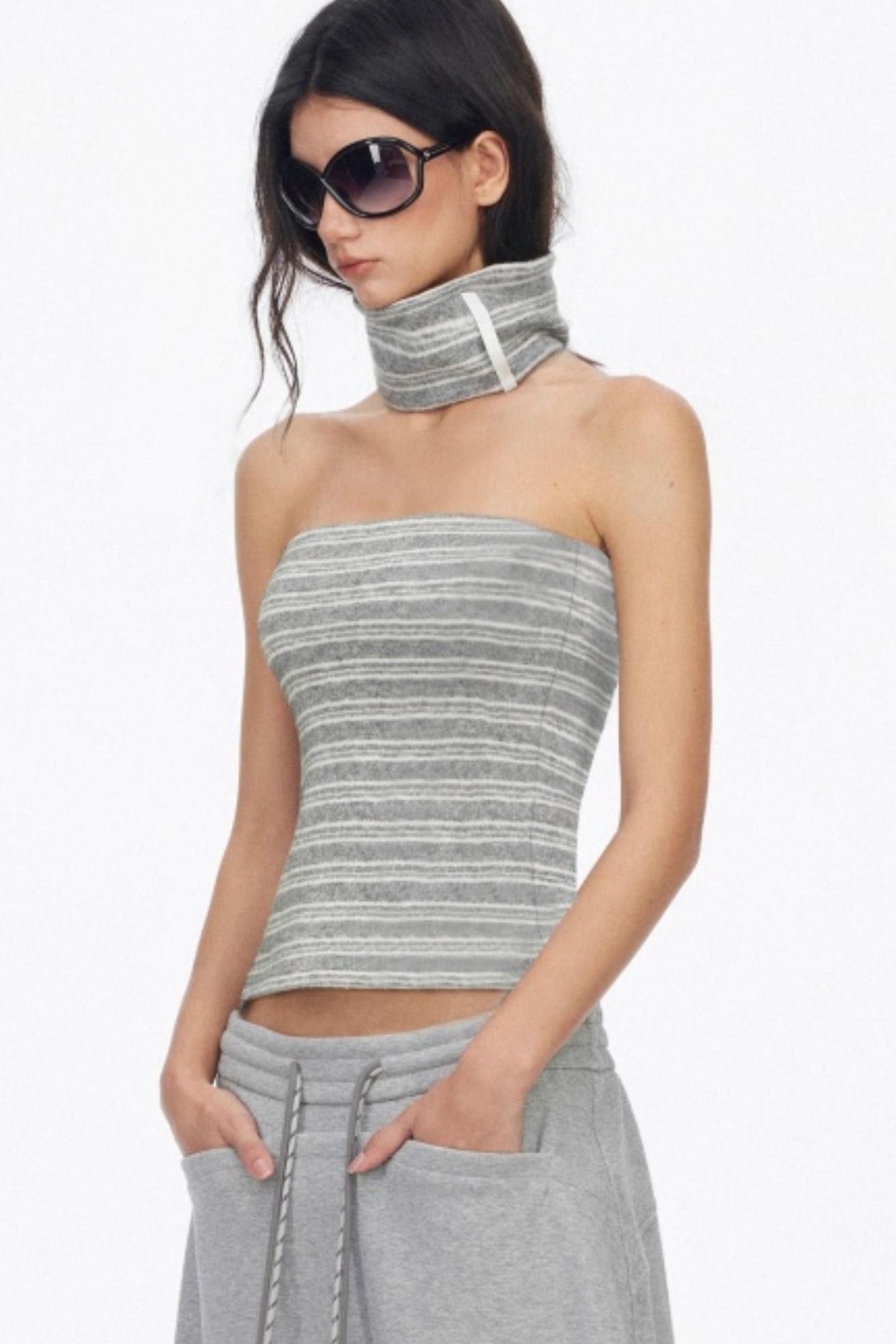 Knitted Bandeau Slim Inner Top