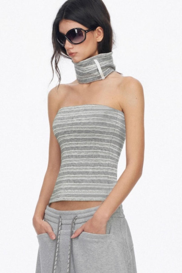 Knitted Bandeau Slim Inner Top