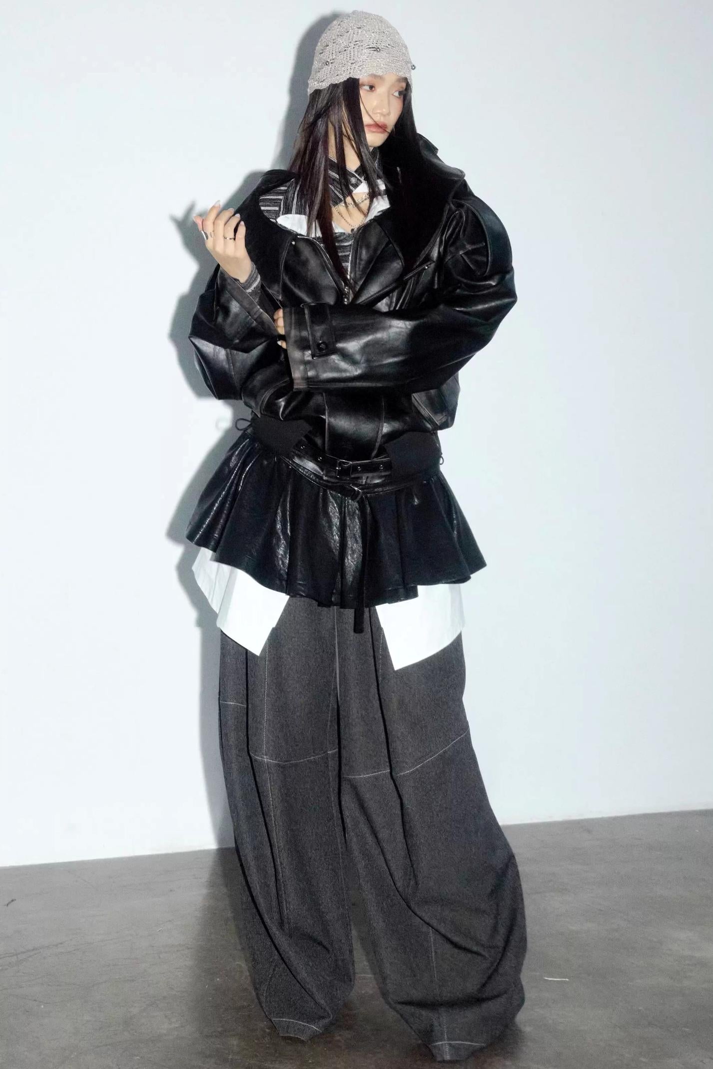 Dark Romantic Leather Jacket