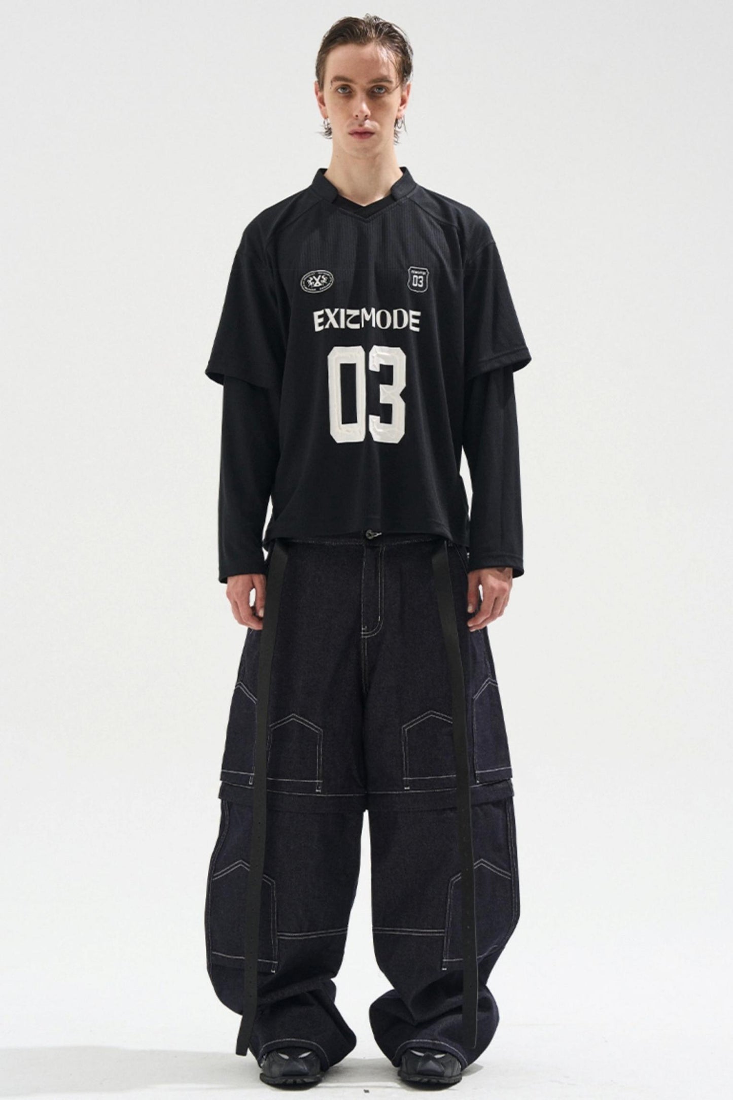 Striped Jersey Long Sleeve T-Shirt