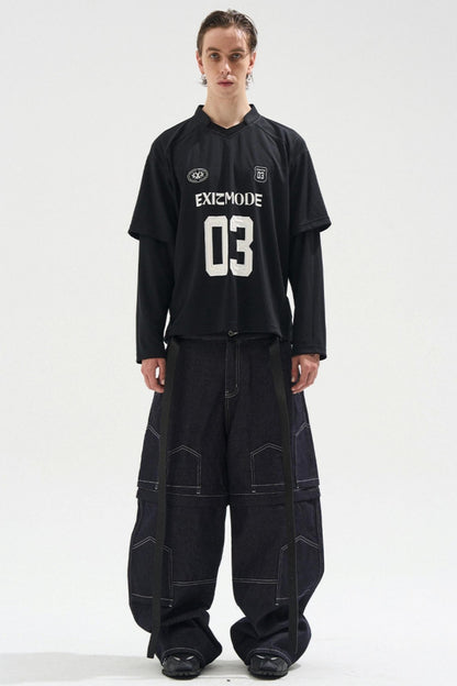 Striped Jersey Long Sleeve T-Shirt