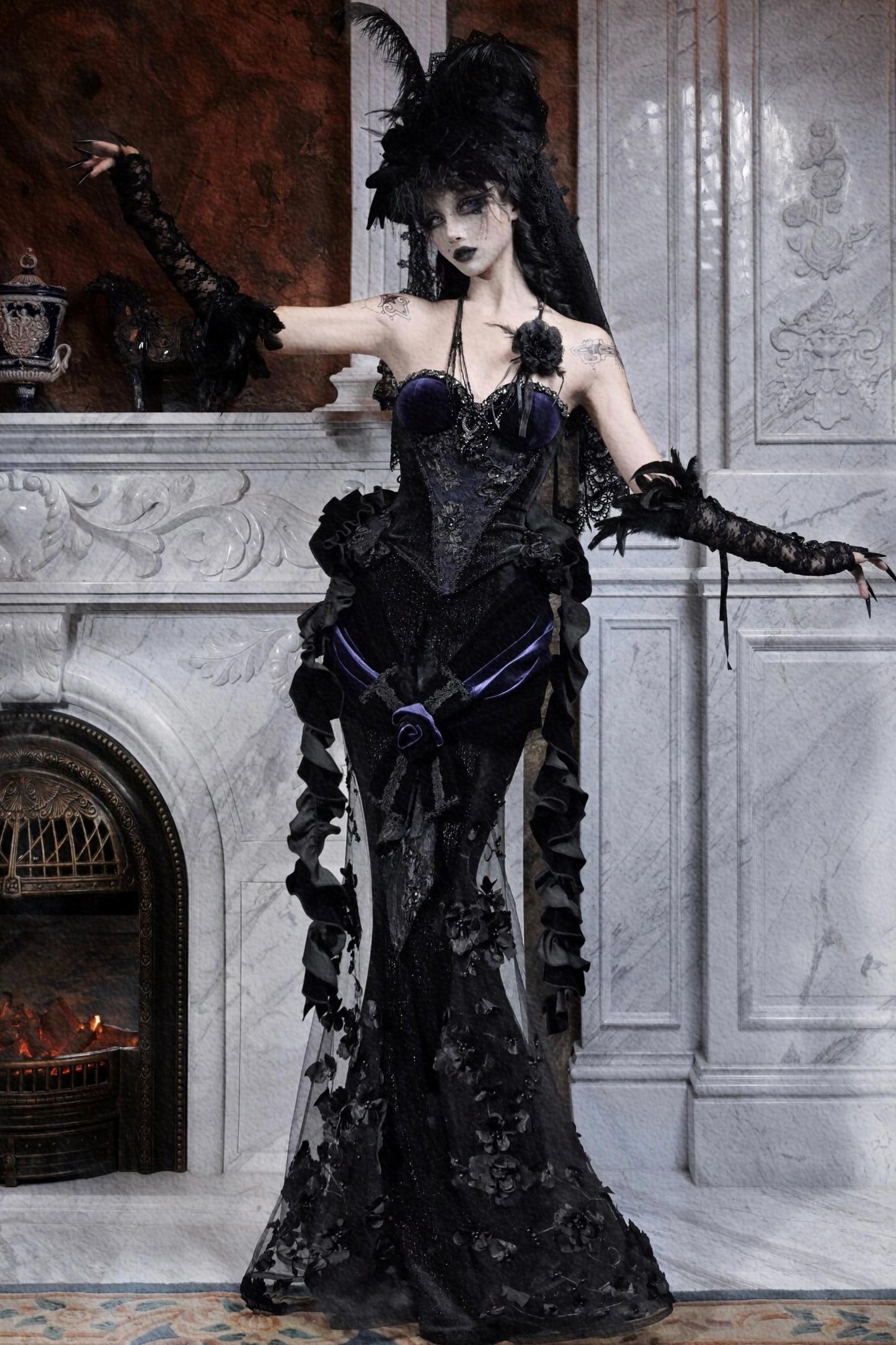 Velvet Diamond Corset