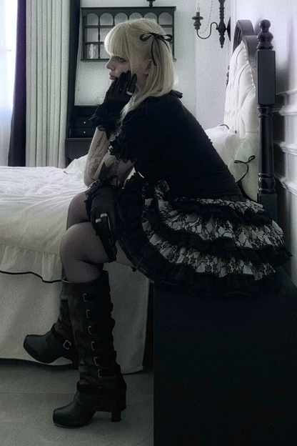 Nocturne Lace Top Skirt Set-Up