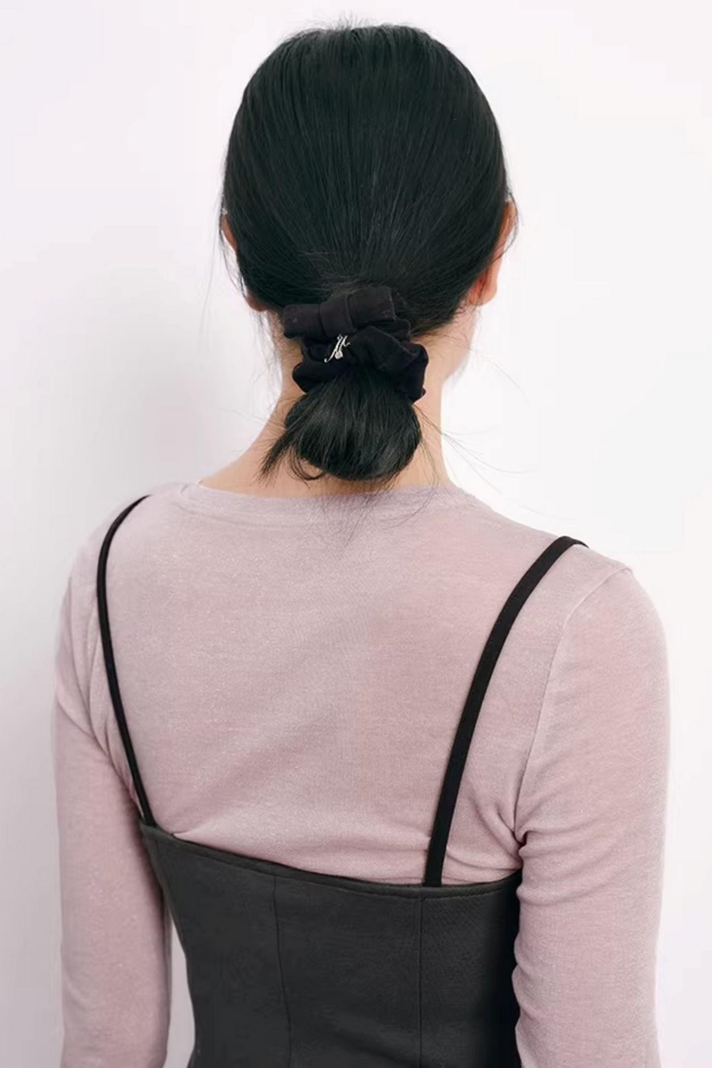 Butterfly Wing Satin Bow Scrunchie