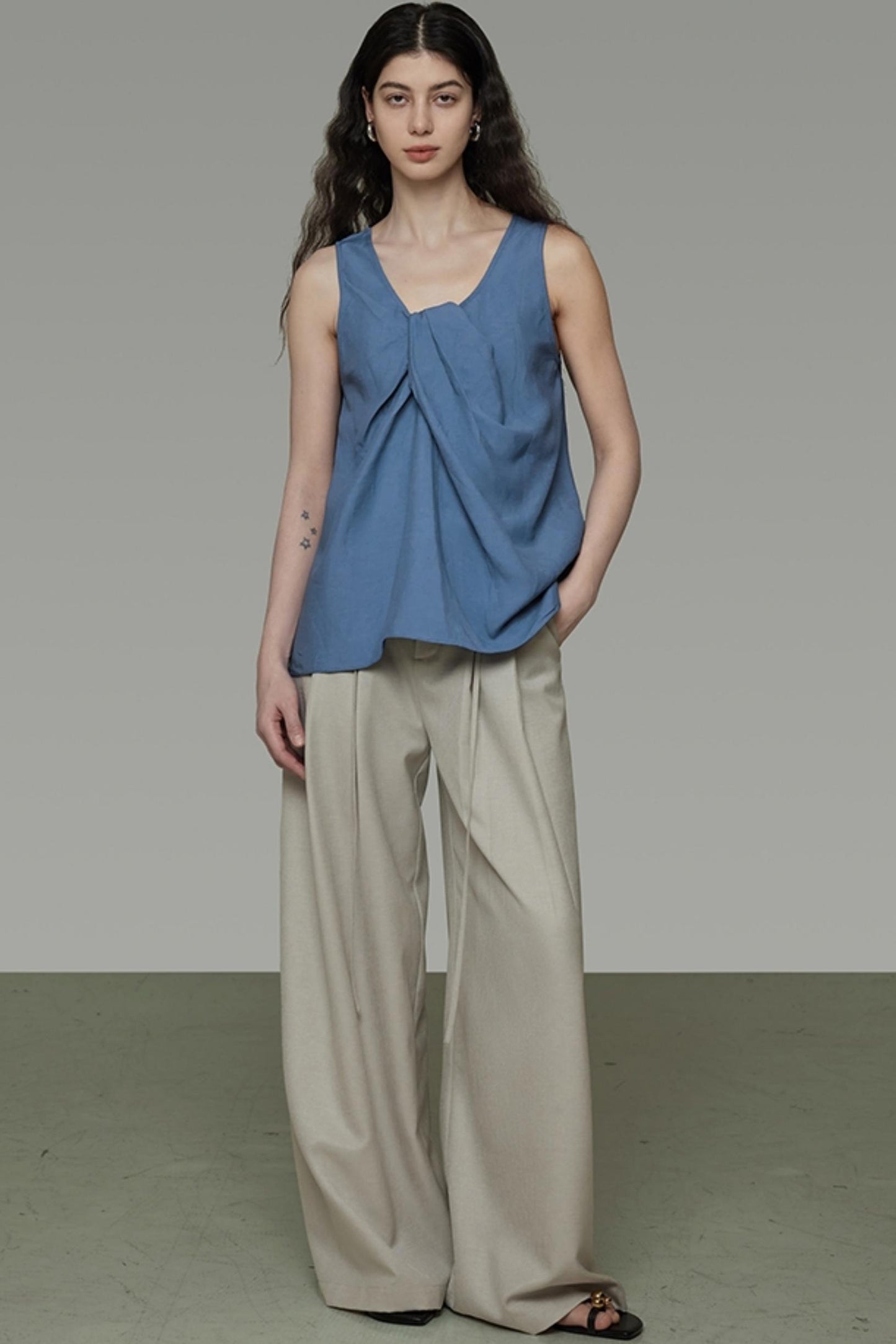 Irregular Sleeveless Vest