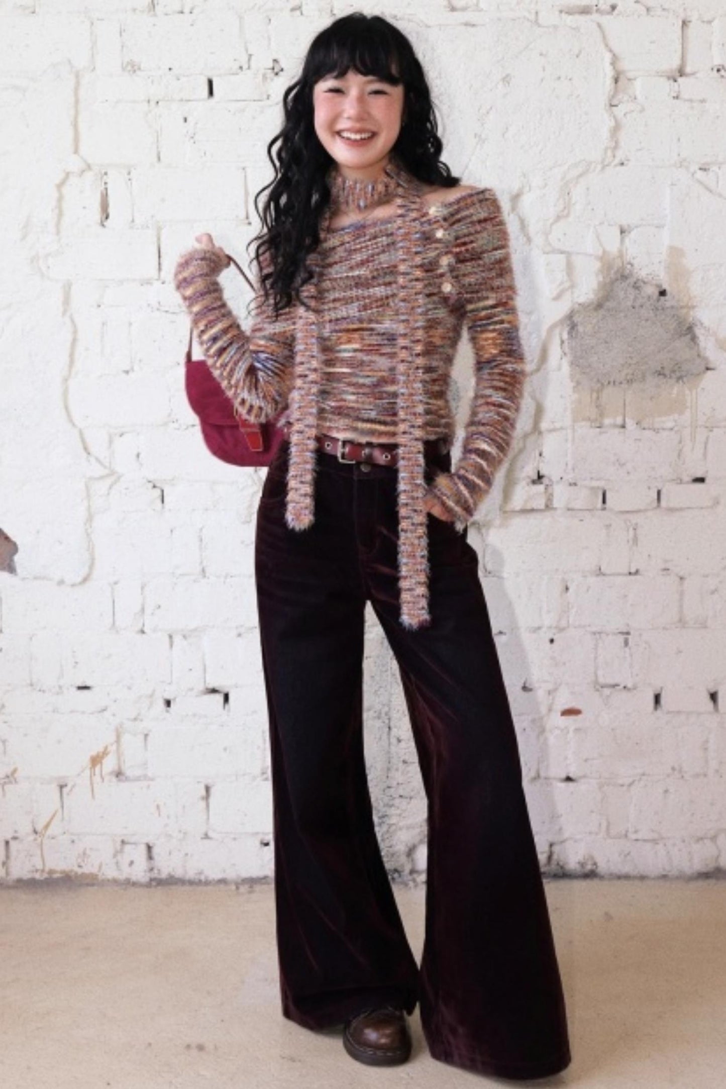 Toffee Candy Off-Shoulder Top