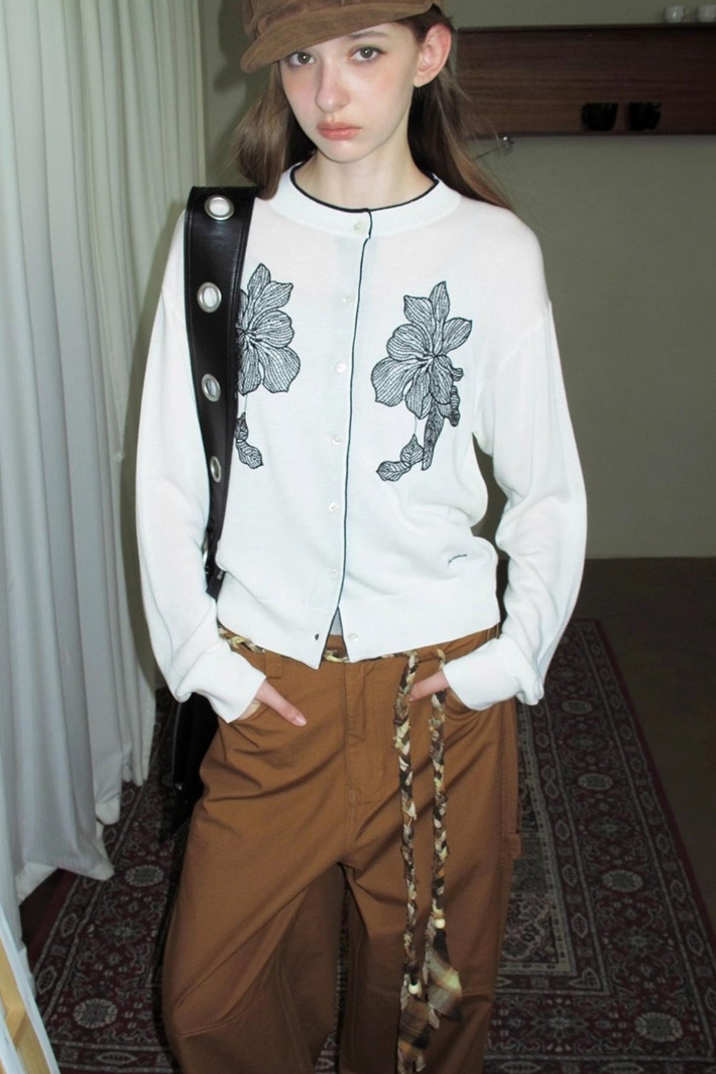 Light Wool Blend Cardigan