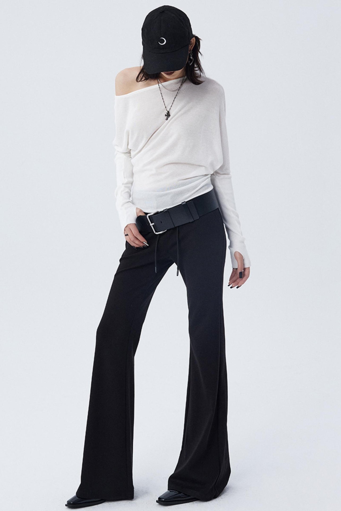 Ourhour Loose Long-Sleeved Sweatshirt