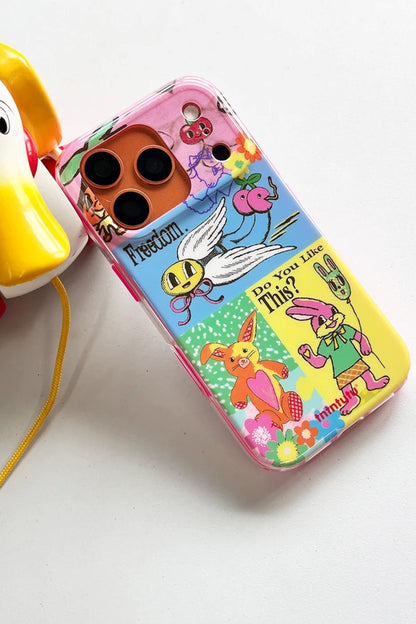 Cartoon Heart iPhone Case