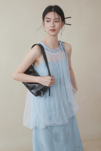 Summer Cloud Mesh Dress
