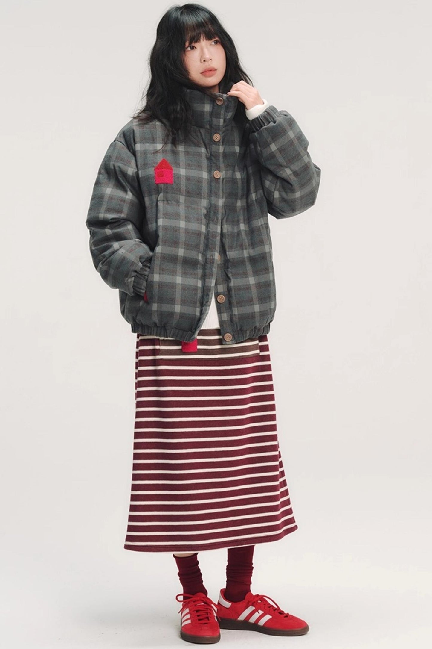 Colorful 3D Embroidery Skirt