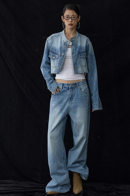 Blue Winter Denim Jacket