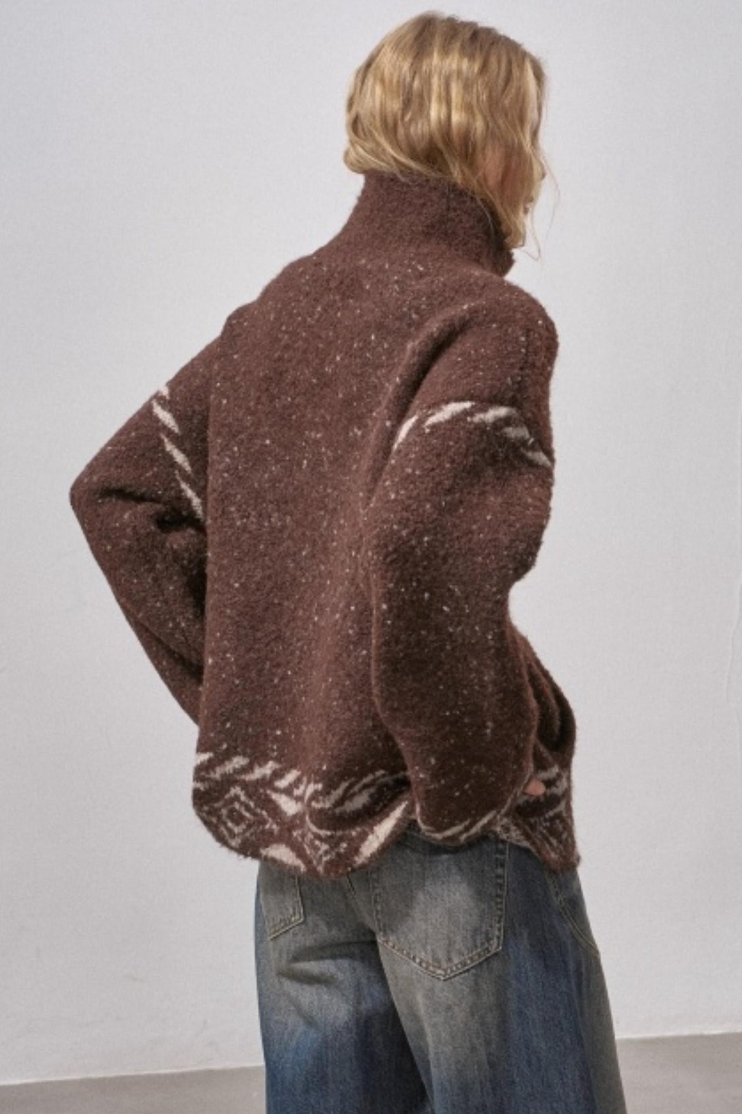 Star Kitty Jacquard Cardigan