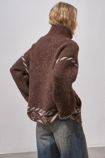 Star Kitty Jacquard Cardigan