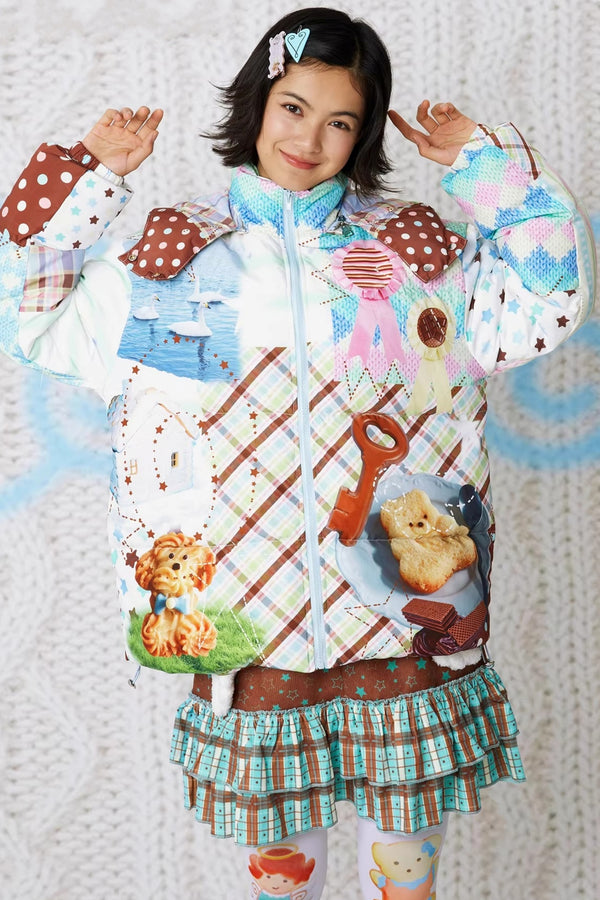 Colorful Angel Down Jacket
