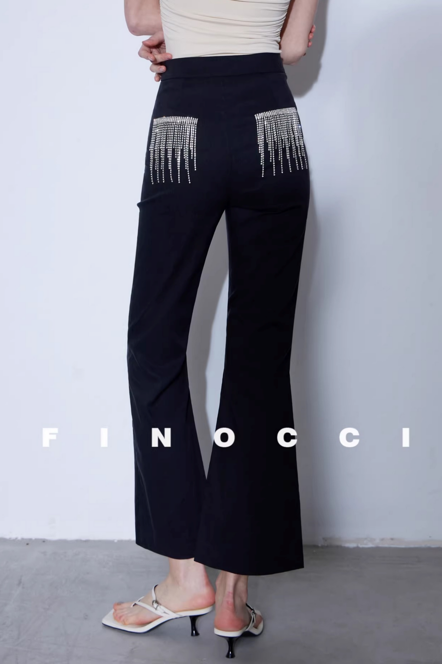 Tencel Linen Flared Pants