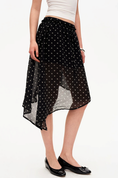 Woven Polka Dot Halter Top