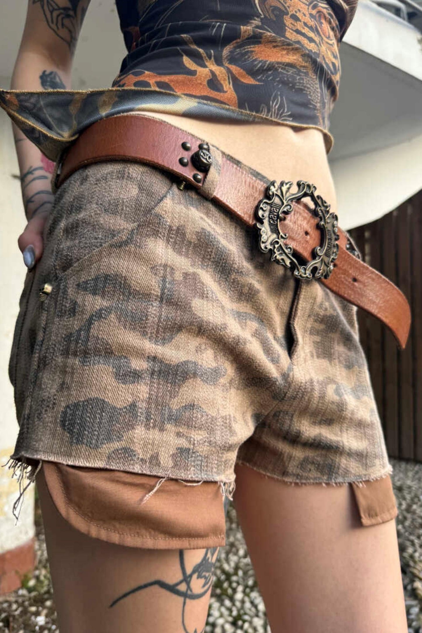 Wasteland Cross Kind Camouflage Shorts 