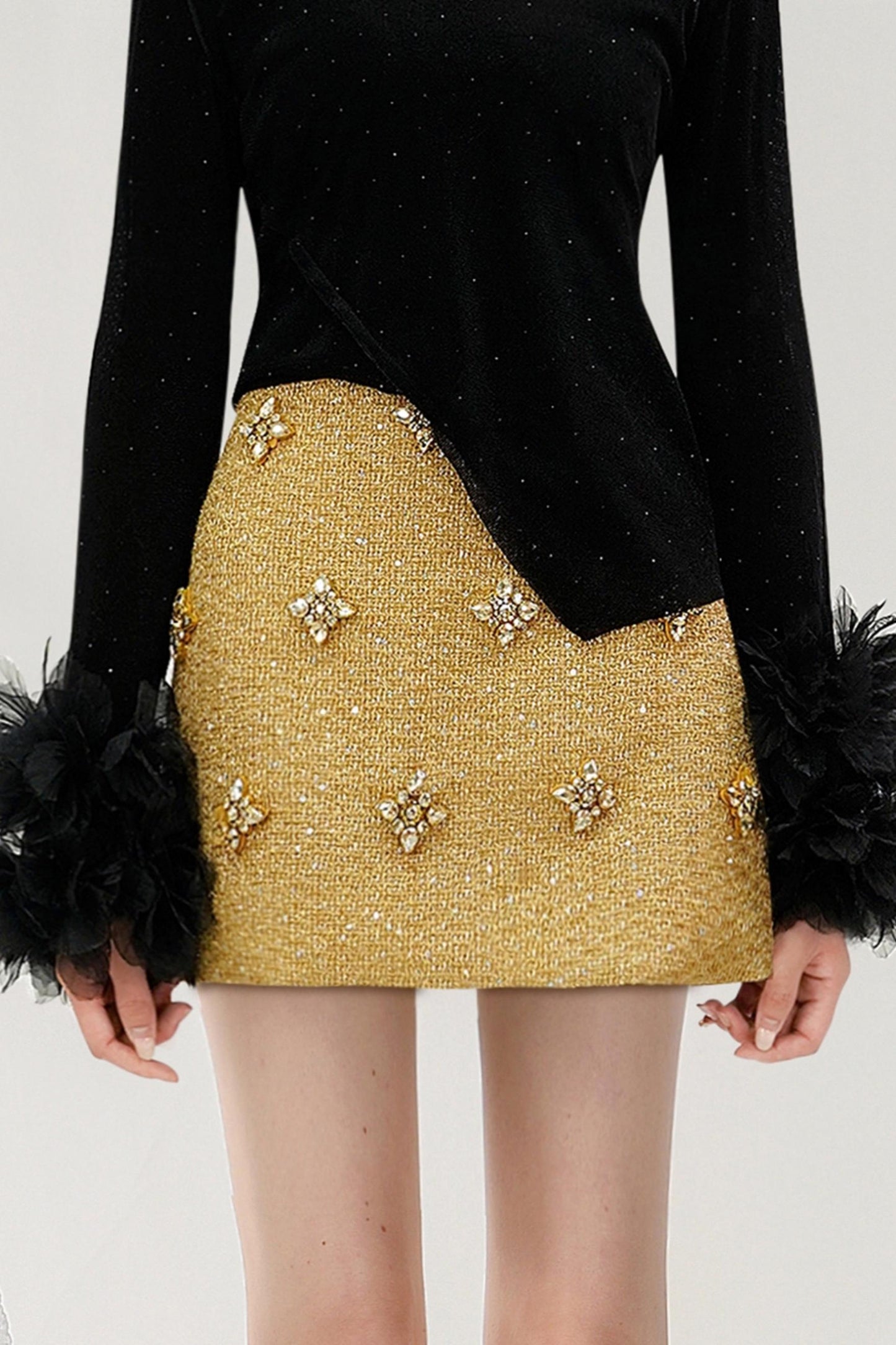 Modern Style Ensemble Shirt & Skirt Set-Up