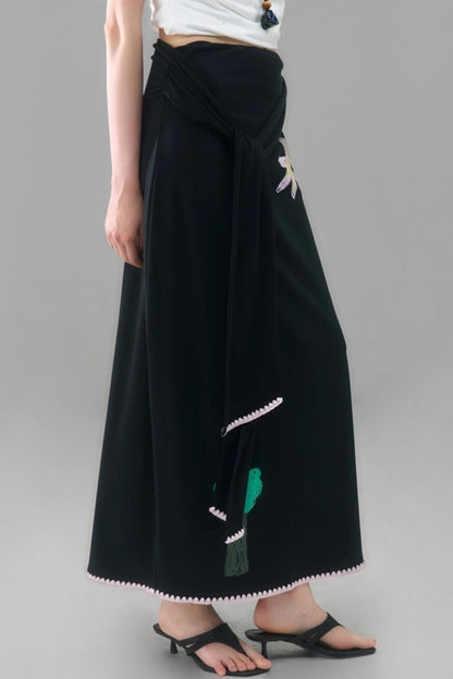 Star Flower Tencel Skirt