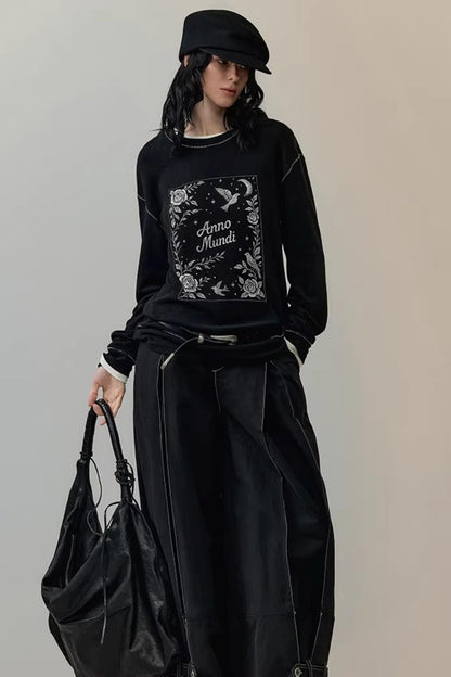 Color-Block Embroidered T-Shirt