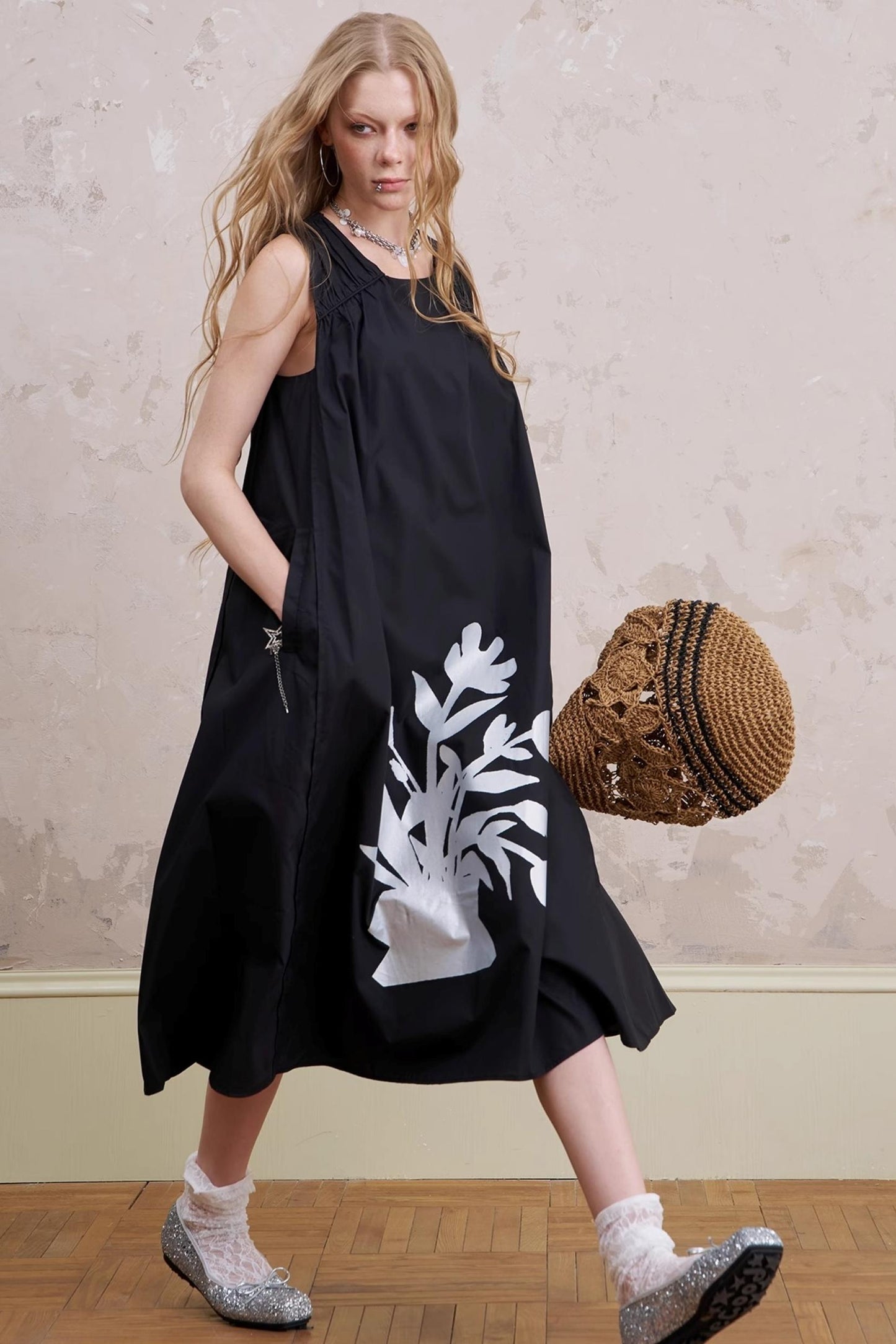 Floral Sleeveless Summer Dress