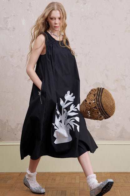 Floral Sleeveless Summer Dress