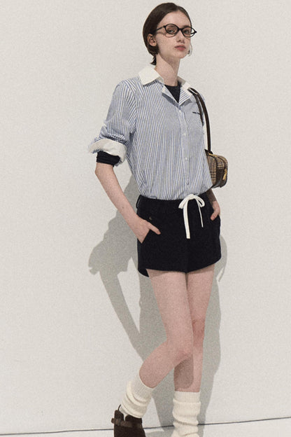 Good Weather Lace Slim Waist Long Sleeve T-Shirt