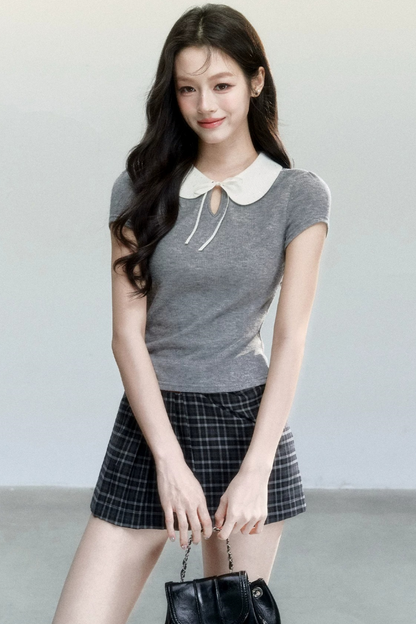 Poetry Doll Collar T-Shirt