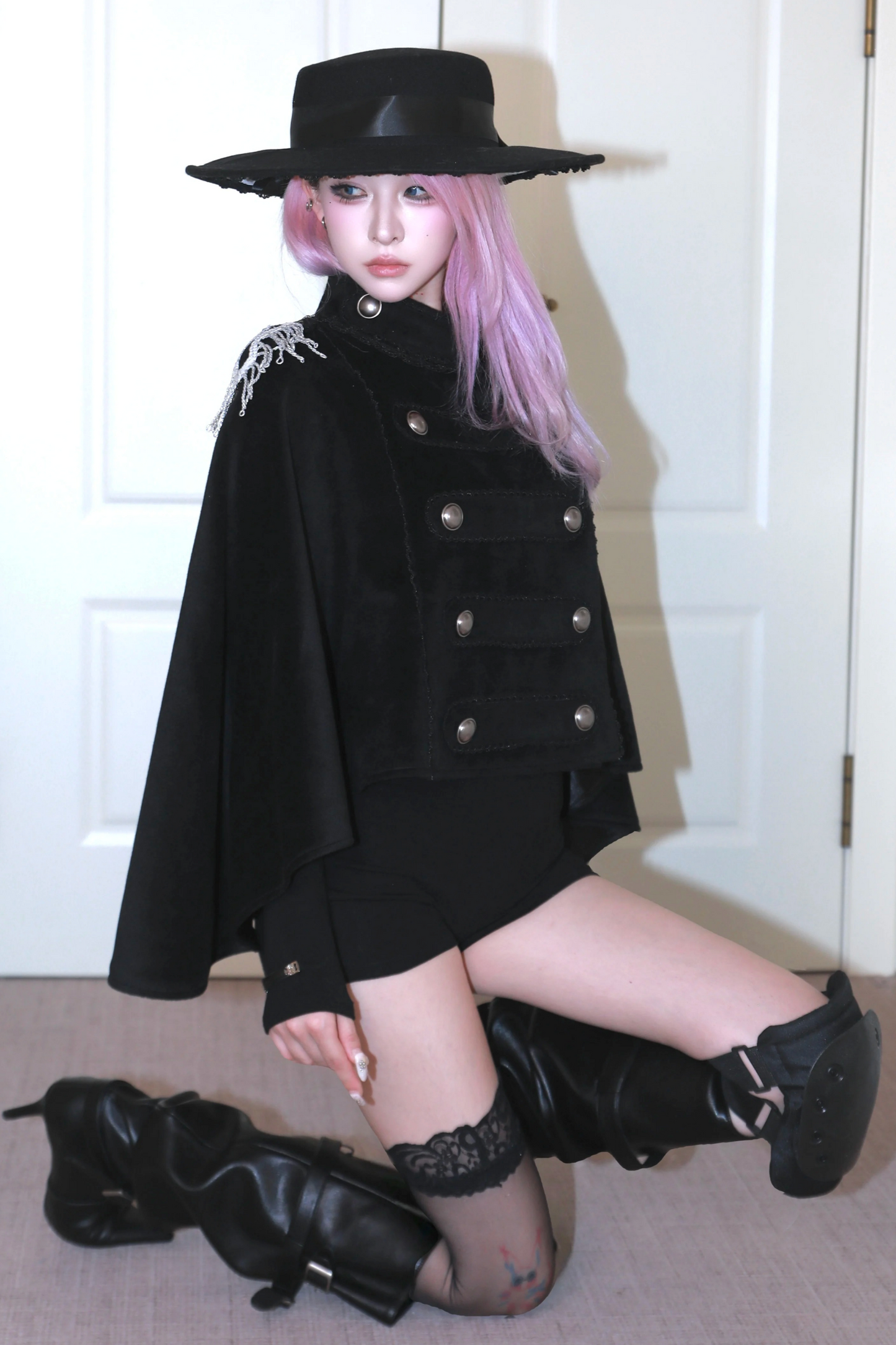 Detachable Tassel Cape