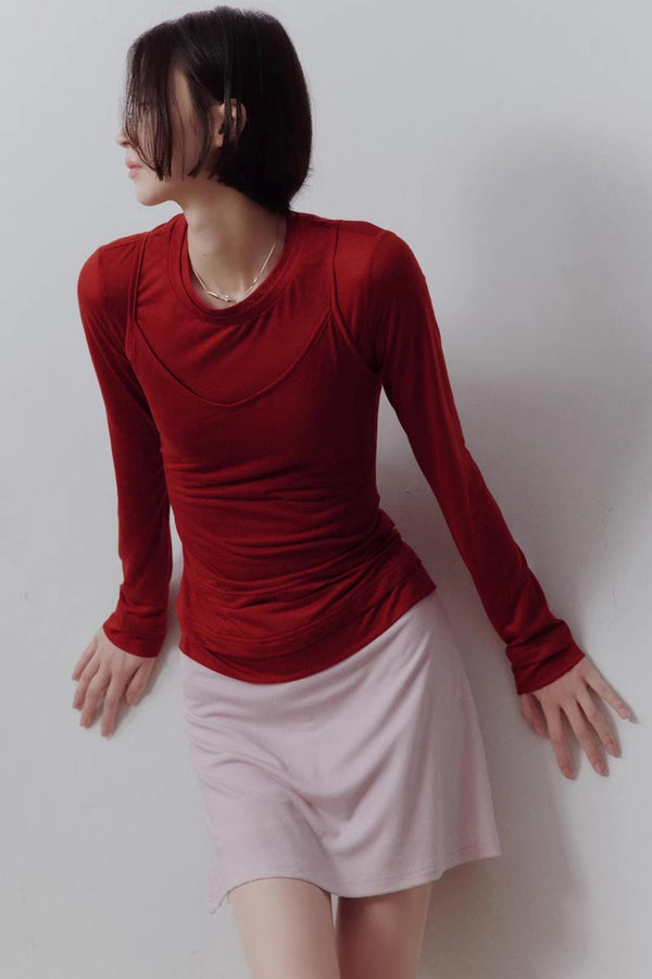 Pure Cotton Knit Top