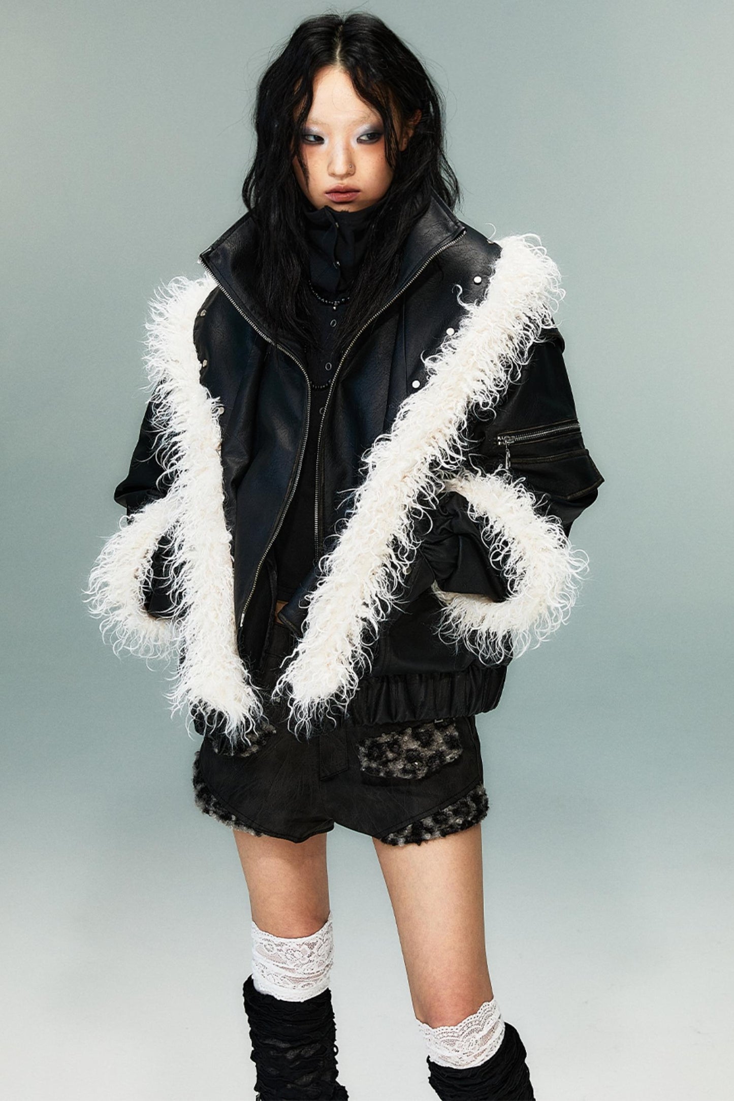 Autumn Vintage Punk Short Coat