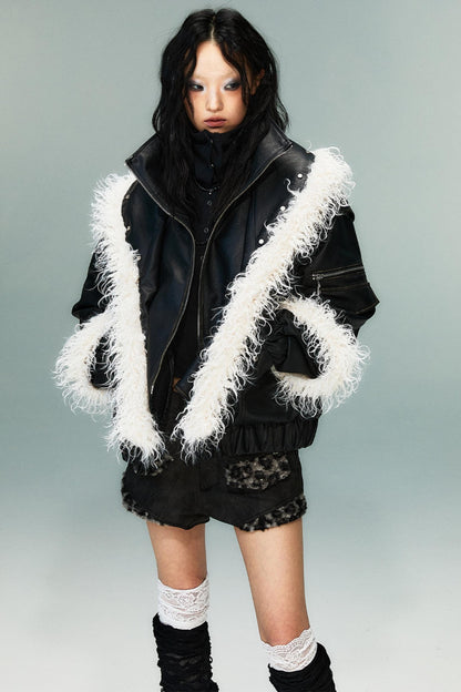 Autumn Vintage Punk Short Coat