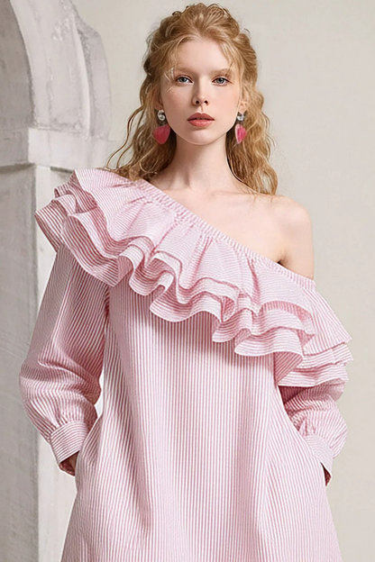 Cherry Blossom Ruffled Dress
