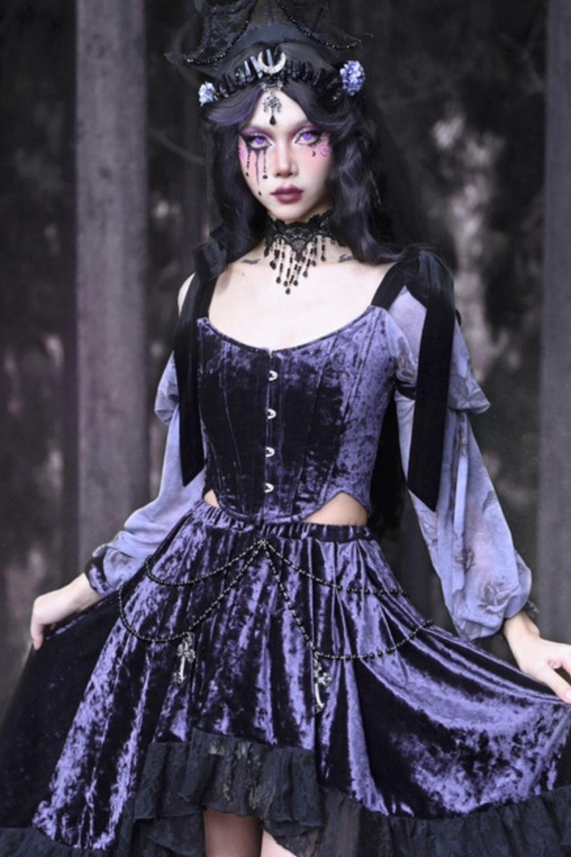 Luna Rite Gothic Bow Top