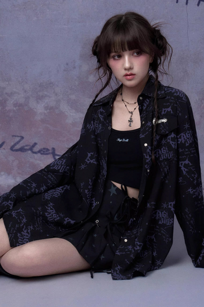 Youthful Spirit Printed Blouse