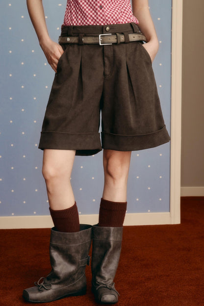 Winter Wide Leg Shorts