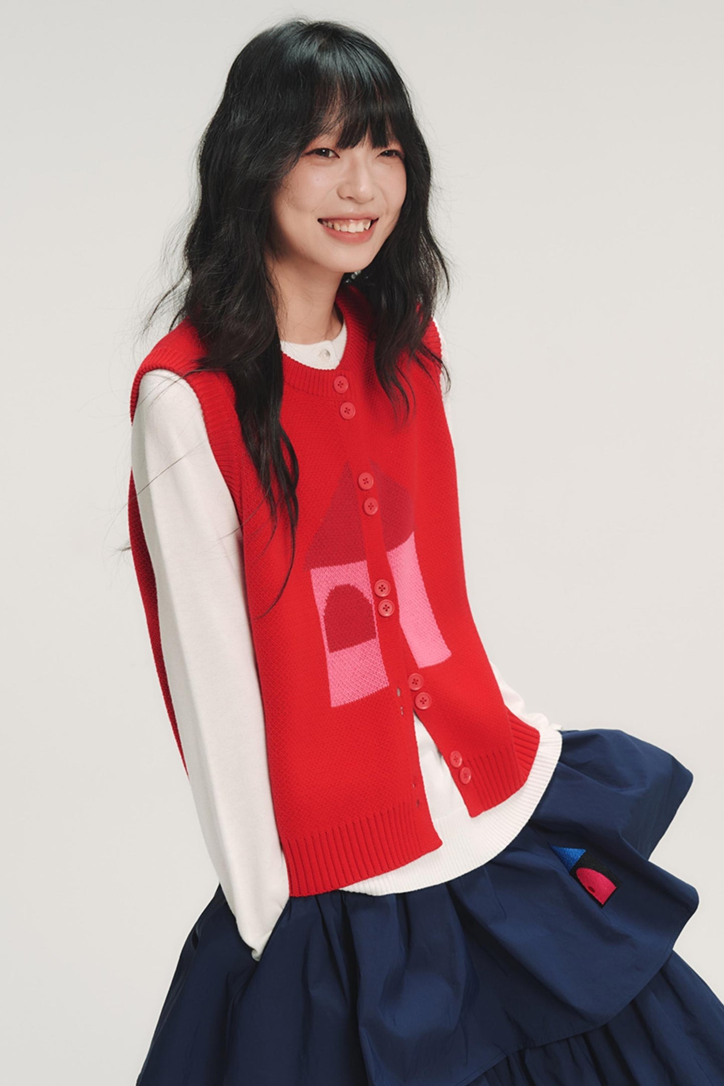 Red House Jacquard Wool Vest