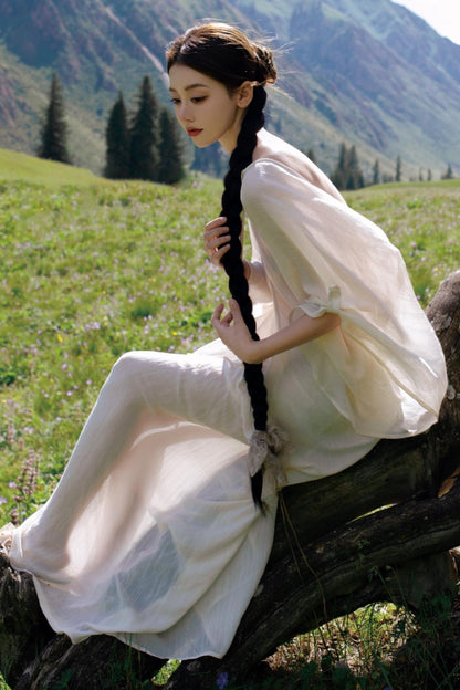 Cool Fairy Bat Sleeve Dress