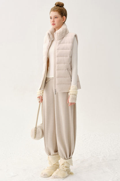 High-End Wool Knit Pants