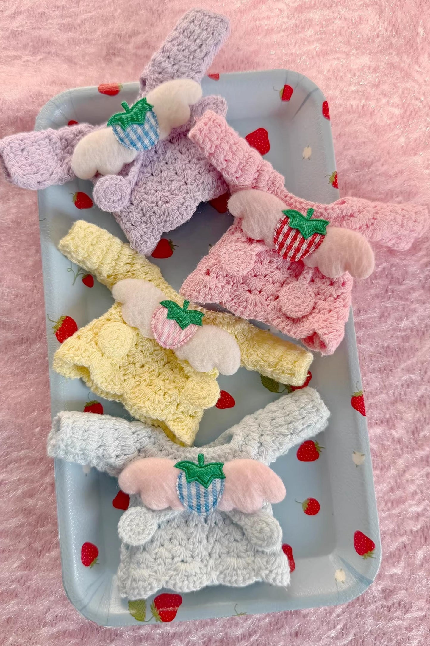 Herbst-Engel gestrickte Haarspange