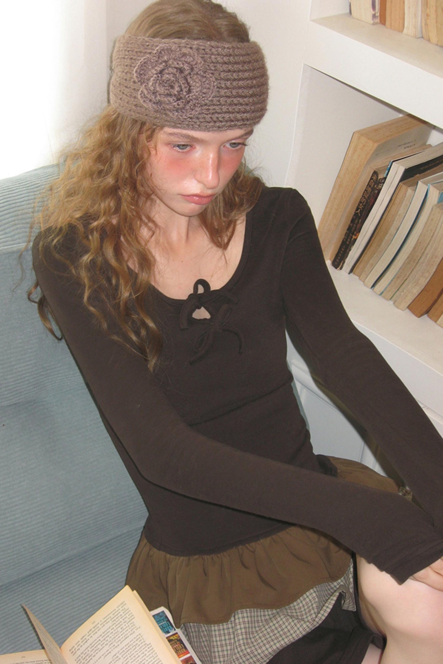 Brown Layered Dress Set