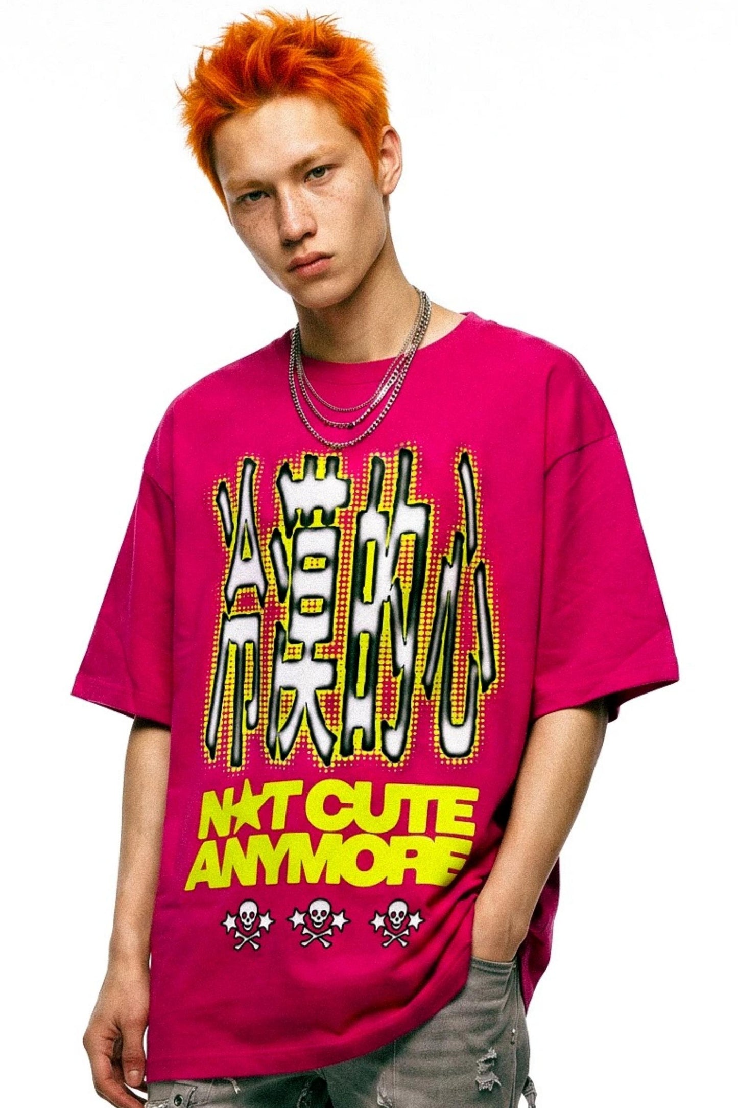 T-Shirt mit gleichgültigem Herz