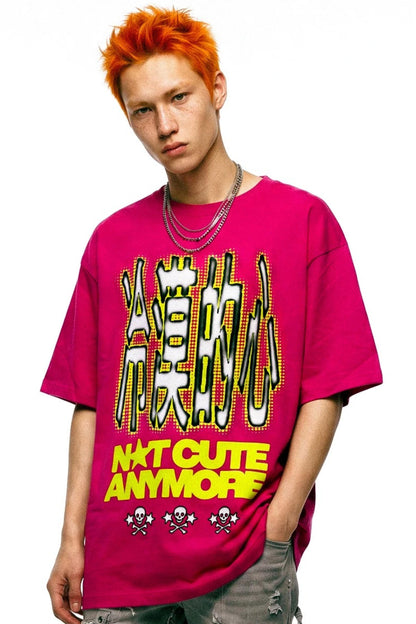 T-Shirt mit gleichgültigem Herz